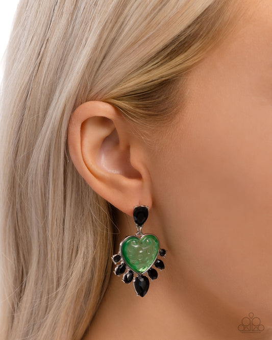 Resort Radiance - Green Earrings
