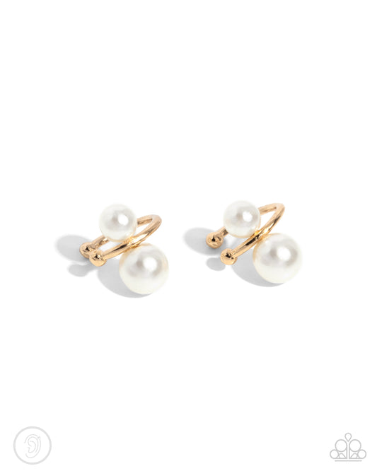 Elegant Emblem - Gold Earrings