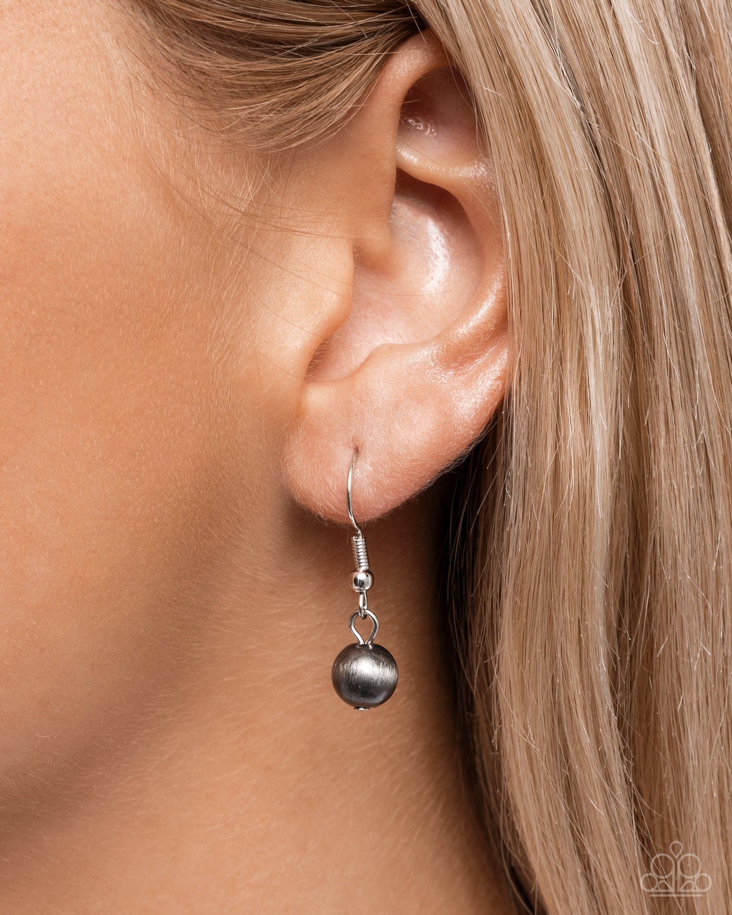 Elongated Element - Silver Necklace