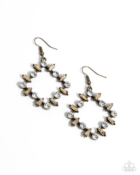 Pampered Promise - Brass Earrings