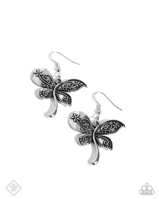 Easy Exhilaration - Silver Earrings