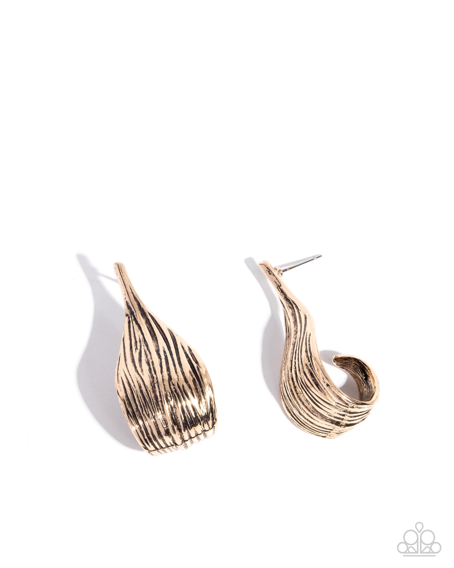 Curly Comfort - Gold Earrings