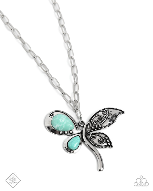 Moderate Merriment - Green Necklace