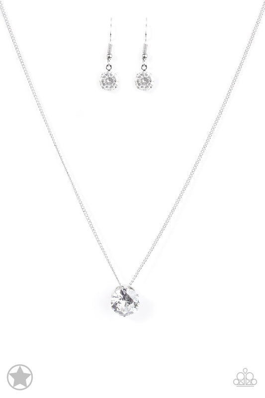 What A Gem - White Necklace
