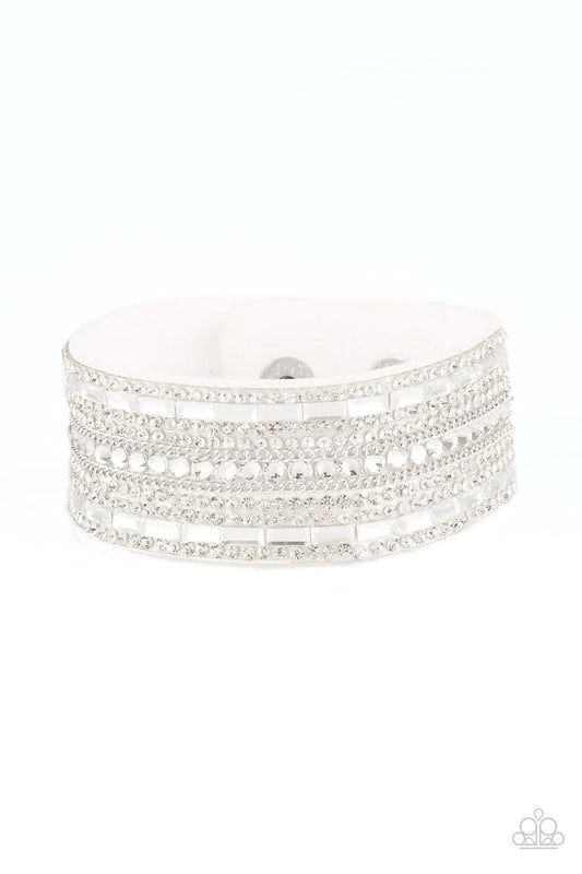 Rebel Radiance - White Bracelet