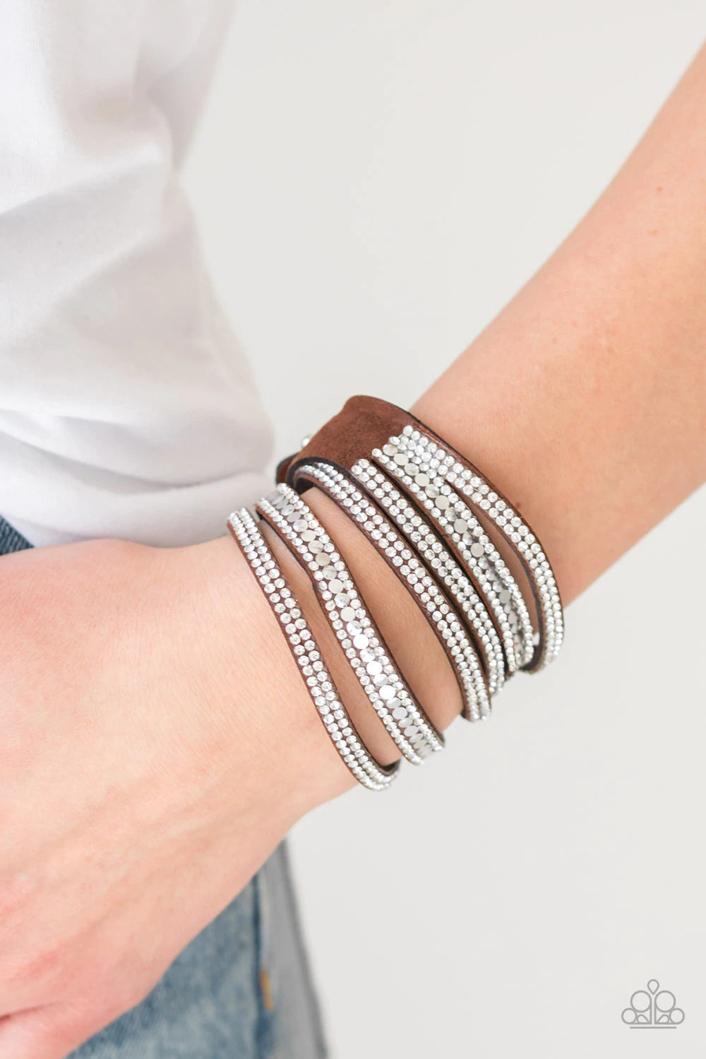 Rock Star Attitude - Brown Bracelet