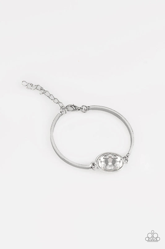 Definitely Dashing - White Bracelet
