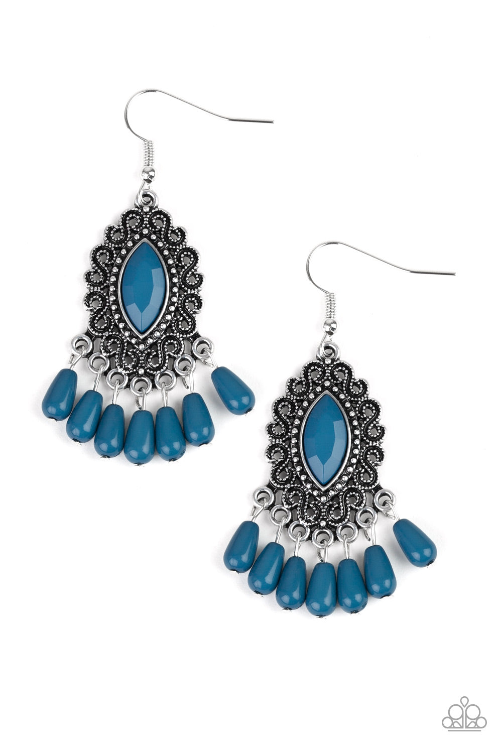 Private Villa - Blue Earrings