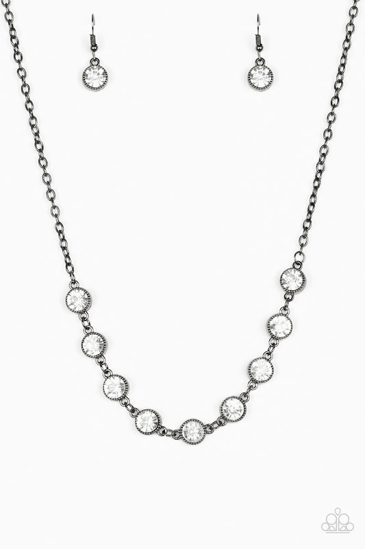 Starlit Socials - Black Necklace