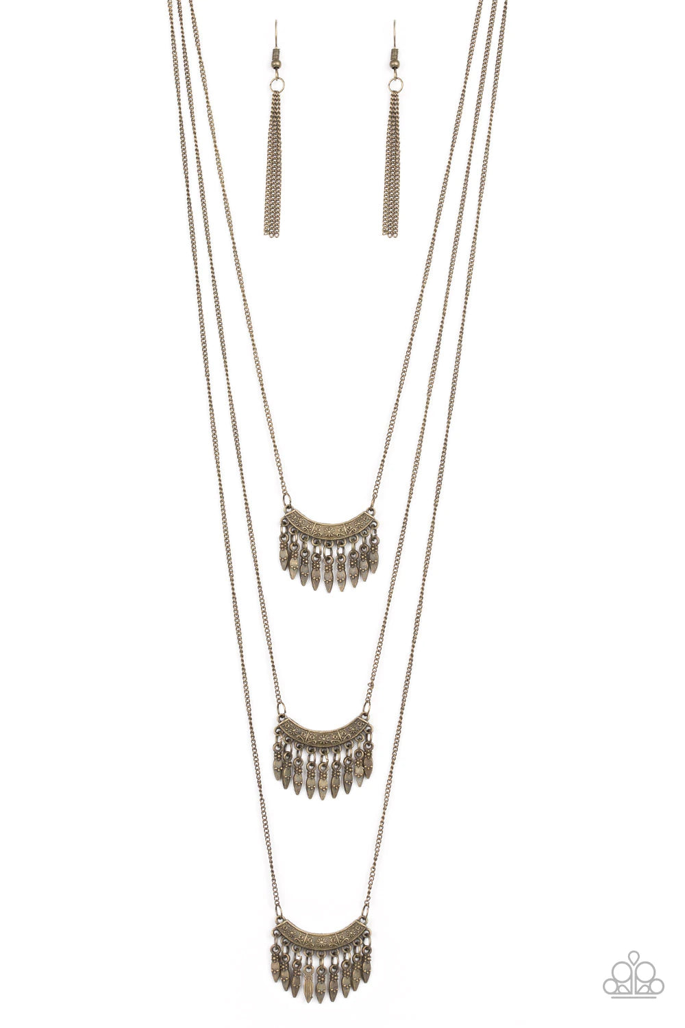 Seasonal Charm - Brass Necklace