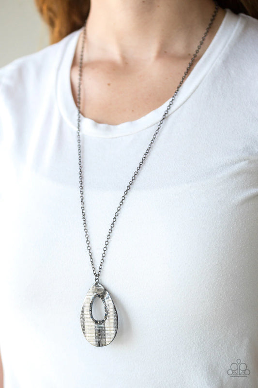 Stop, TEARDROP, and Roll - Multi Necklace
