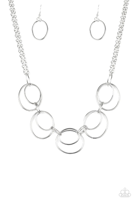 Urban Orbit - Silver Necklace