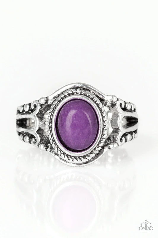 Peacefully Peaceful - Purple Ring
