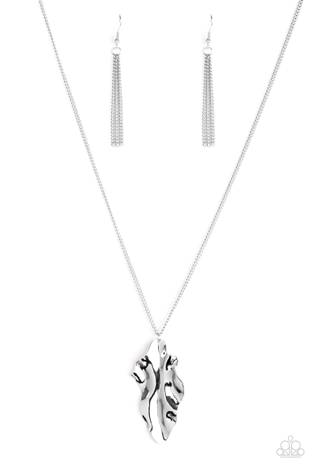 Fiercely Fall - Silver Necklace