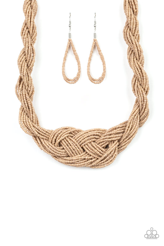 A Standing Ovation - Brown Necklace