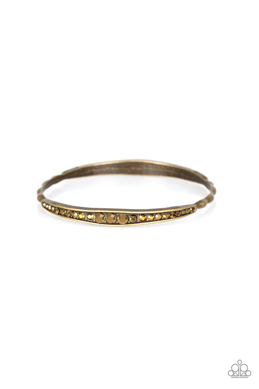 Just SPARKLE and Wave - Brass Bracelet