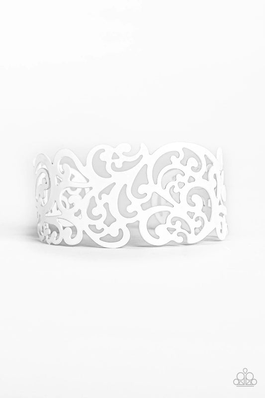 Vine and Dash - White Bracelet