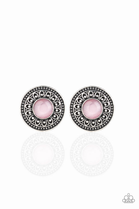 Fine Flora - Pink Earrings