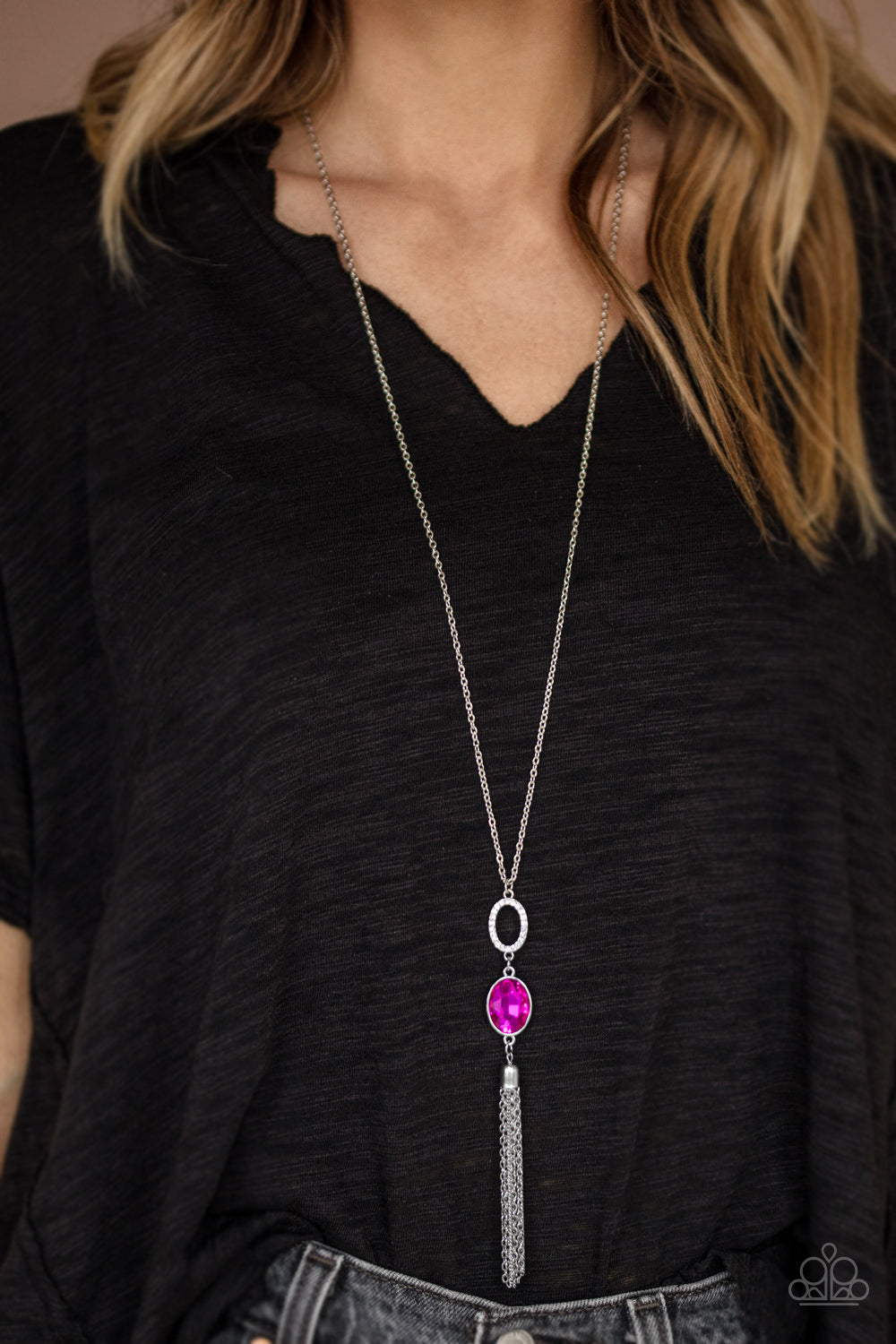 Unstoppable Glamour - Pink Necklace