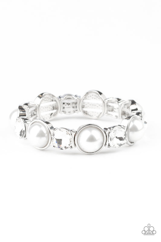 Elegant Entertainment - White Bracelet
