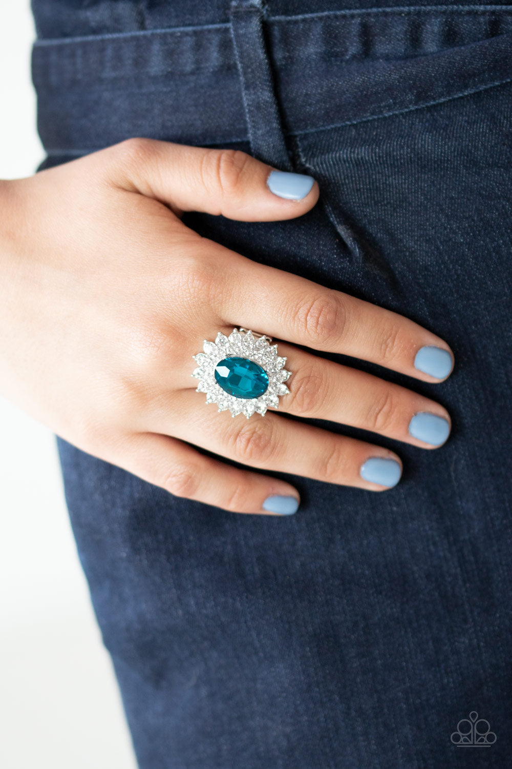 Secret Garden Glow - Blue Ring