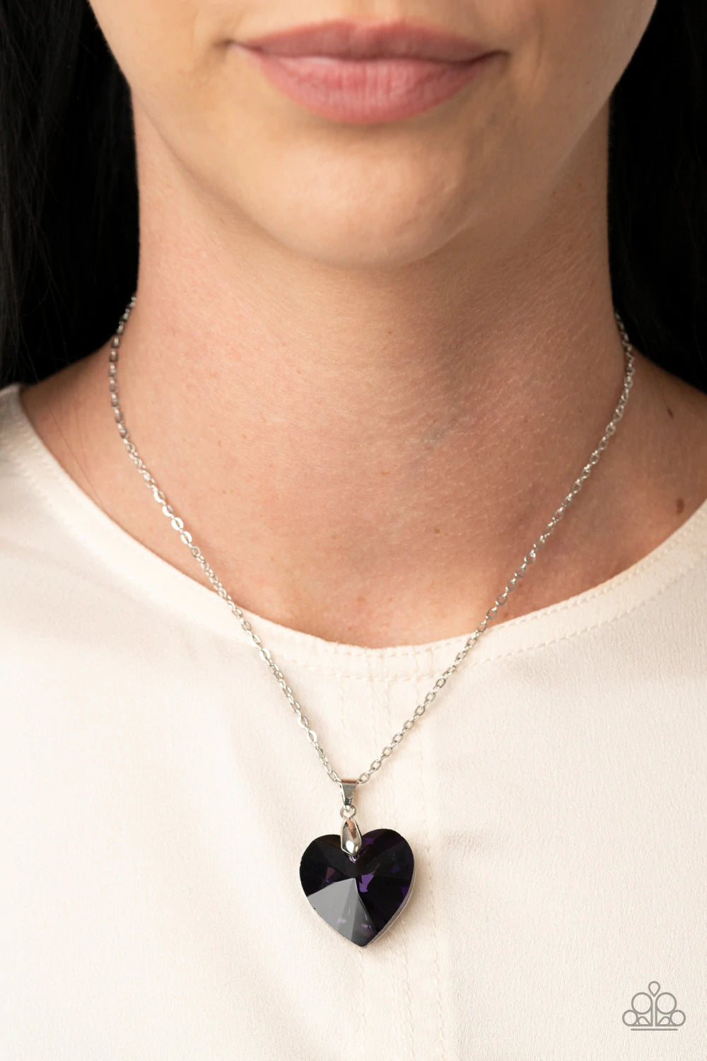 Love Hurts - Purple Necklace