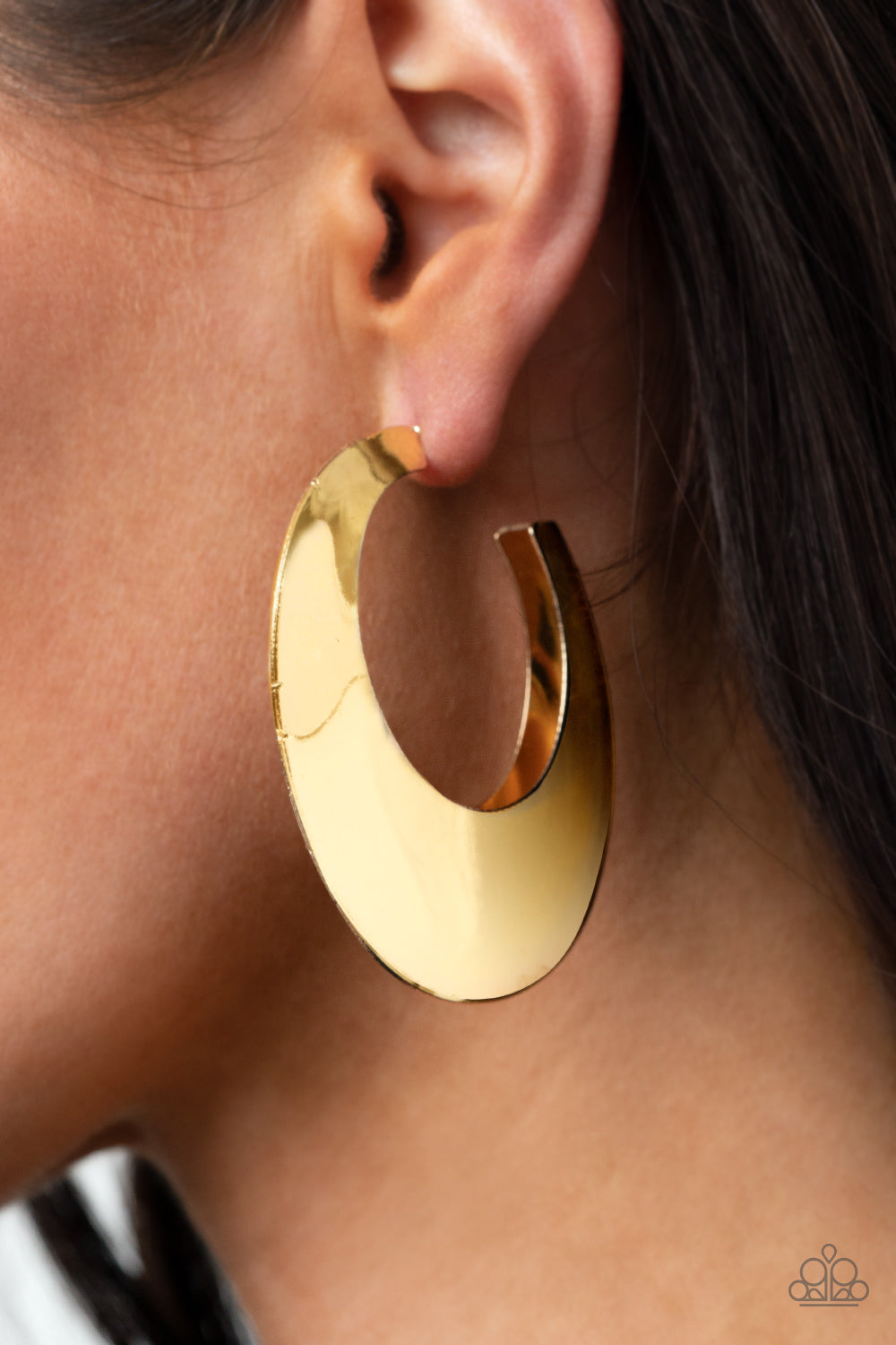 Going OVAL-board - Gold Earrings