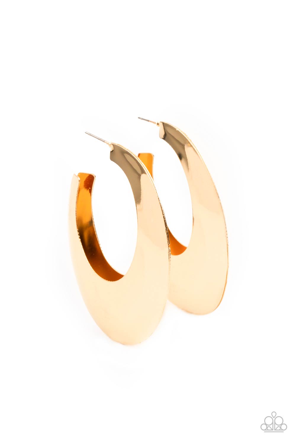 Going OVAL-board - Gold Earrings