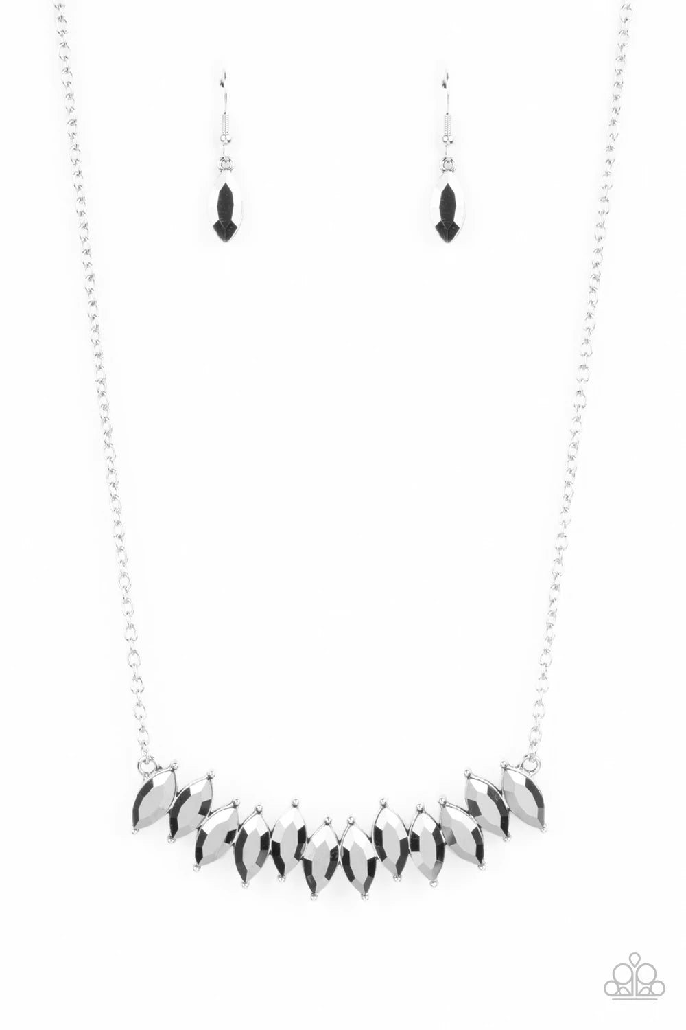 Icy Intensity - Silver Necklace
