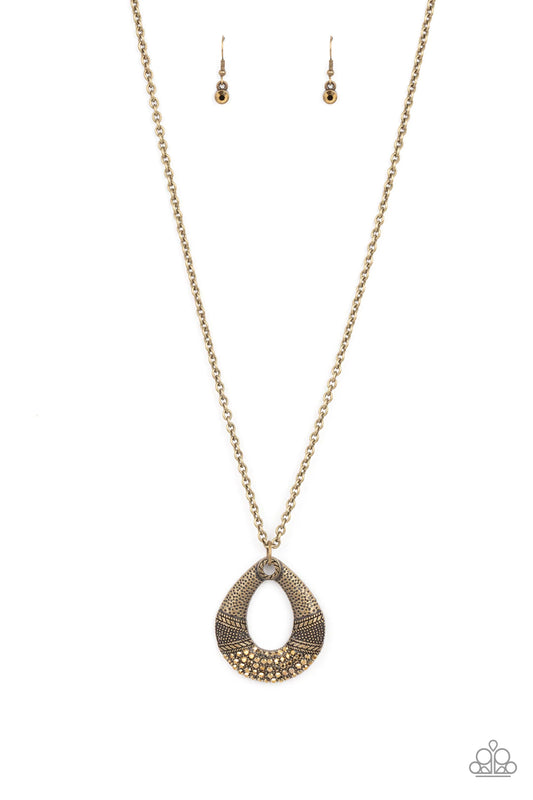 Glitz and Grind - Brass Necklace