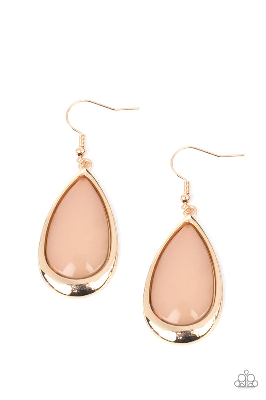 A World To SEER - Brown Earrings