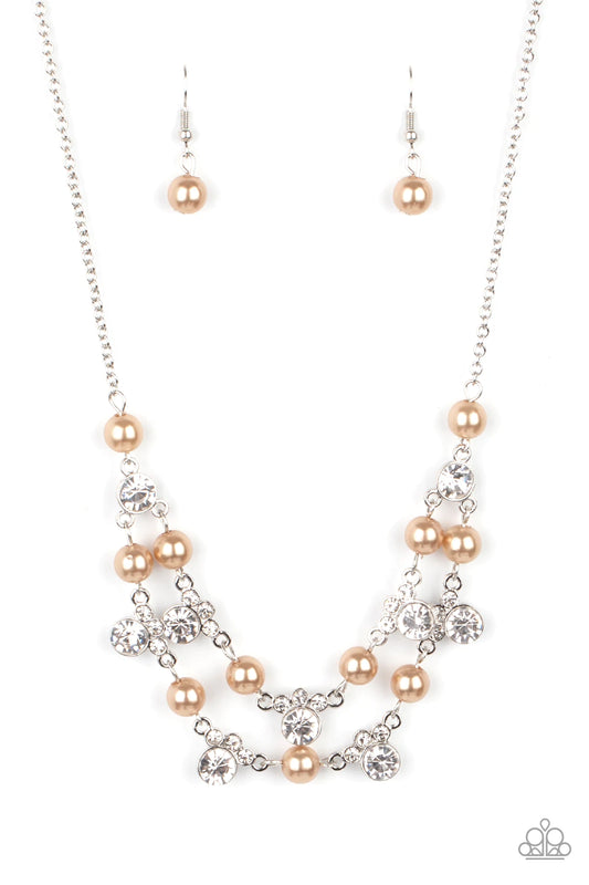 Royal Announcement - Brown Necklace