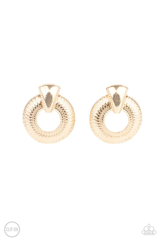 Industrial Innovator - Gold Earrings