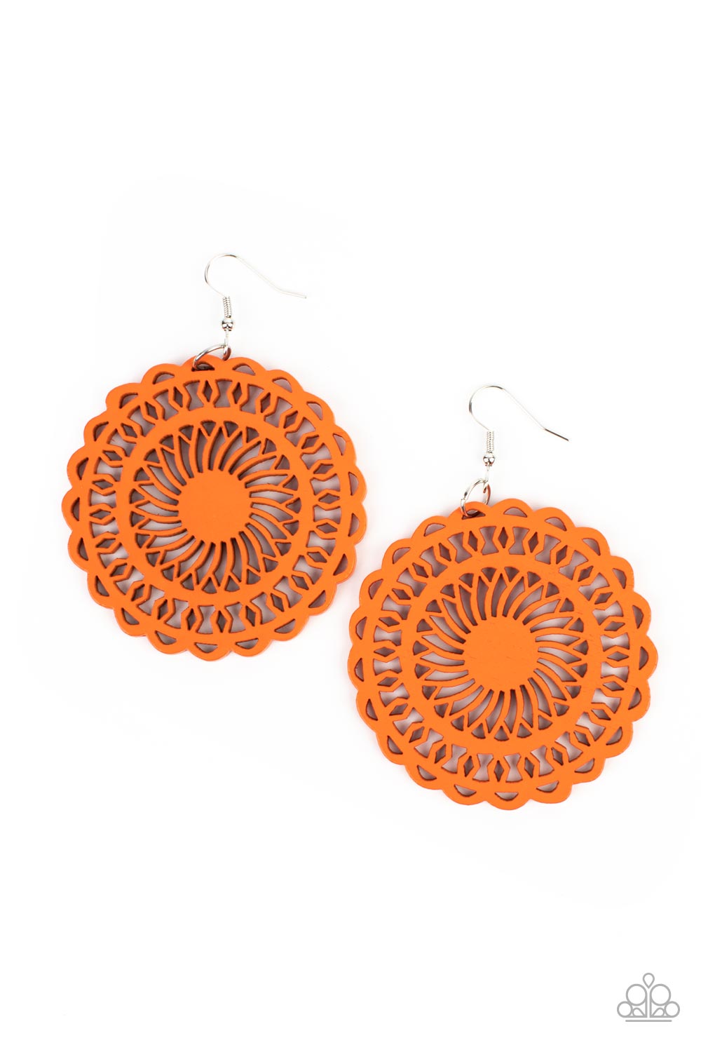 Island Sun - Orange Earrings