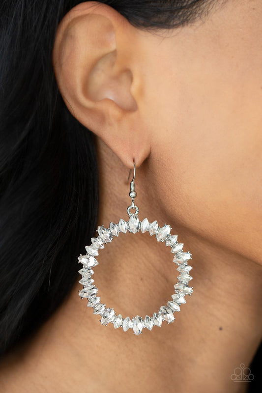 Glowing Reviews - White Earrings