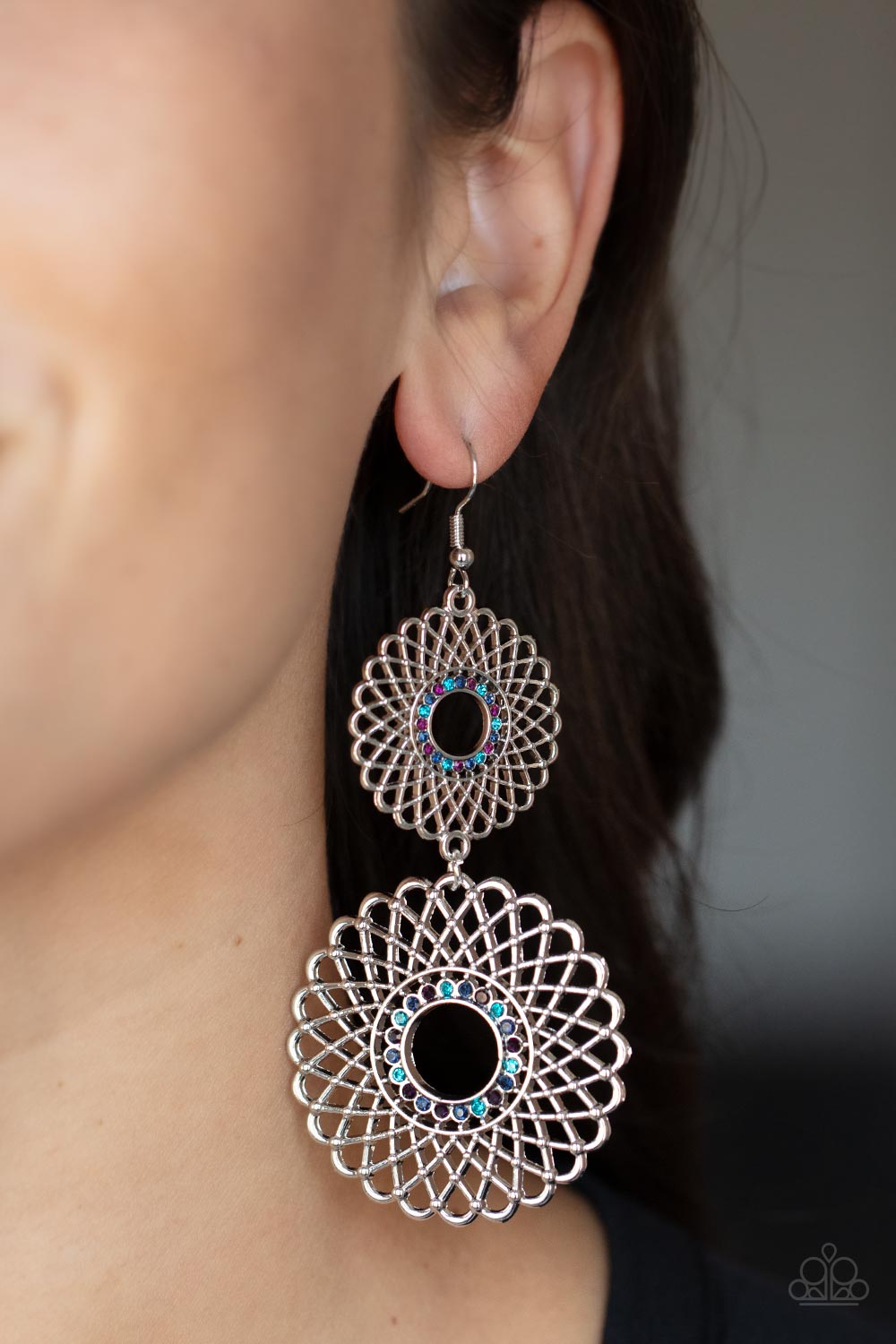 Regal Roulette - Mutli Earrings