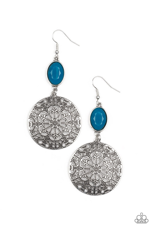 Eloquently Eden - Blue Earrings