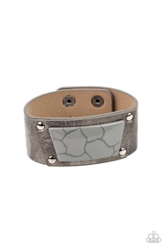 Geo Glamper - Silver Bracelet