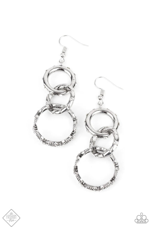 Shameless Shine - White Earrings