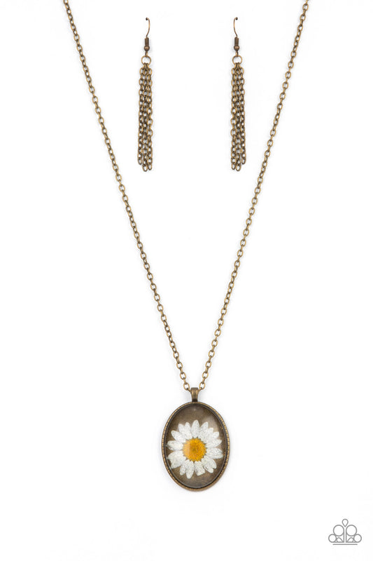 Prairie Passion - Brass Necklace
