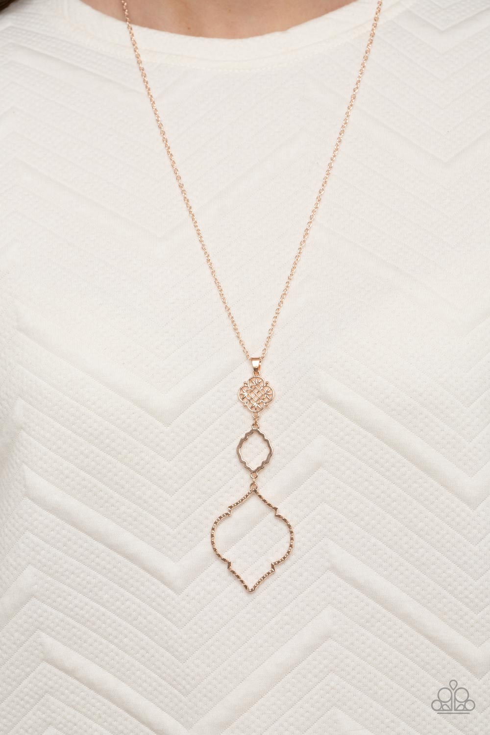 Marrakesh Mystery - Rose Gold Necklace