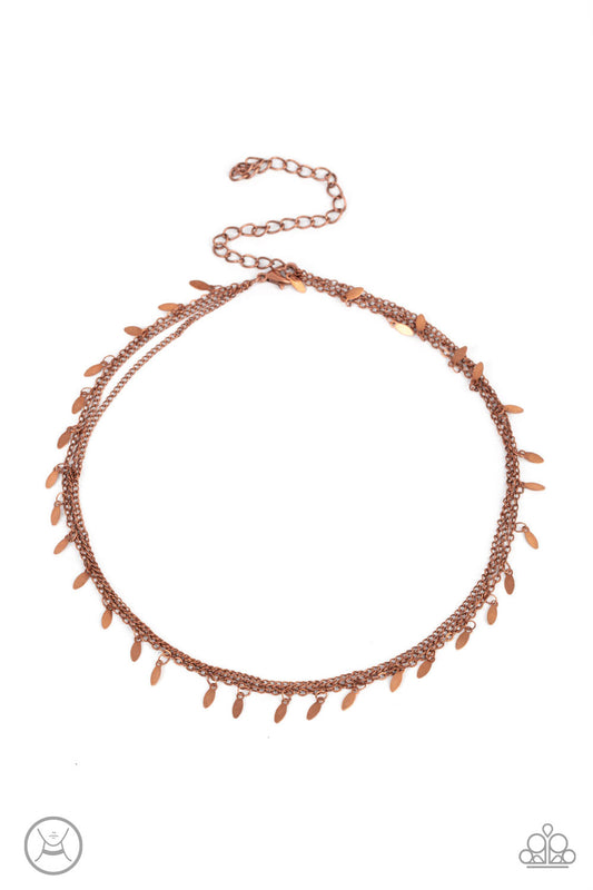 Monochromatic Magic - Copper Necklace