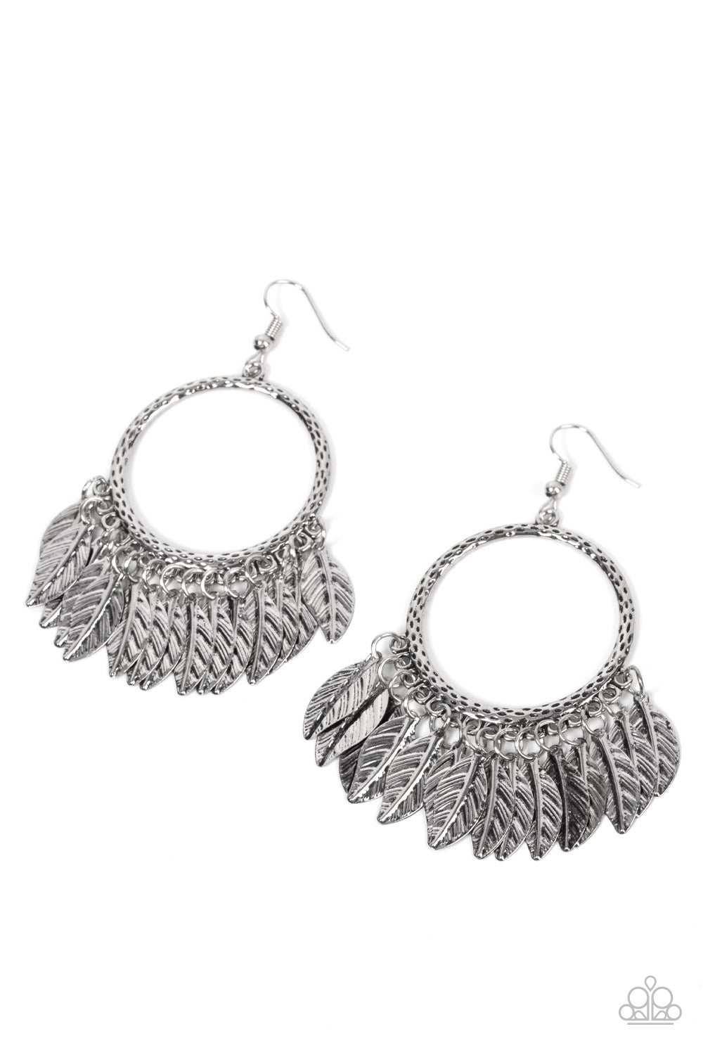 FOWL Tempered - Silver Earrings