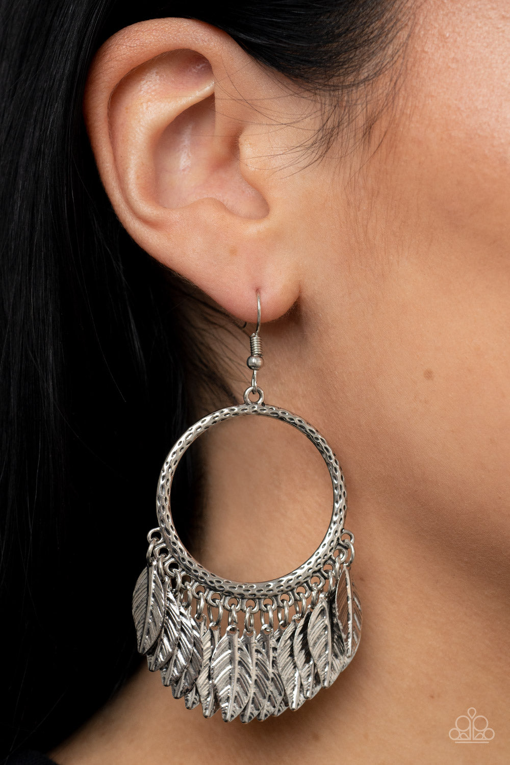 FOWL Tempered - Silver Earrings