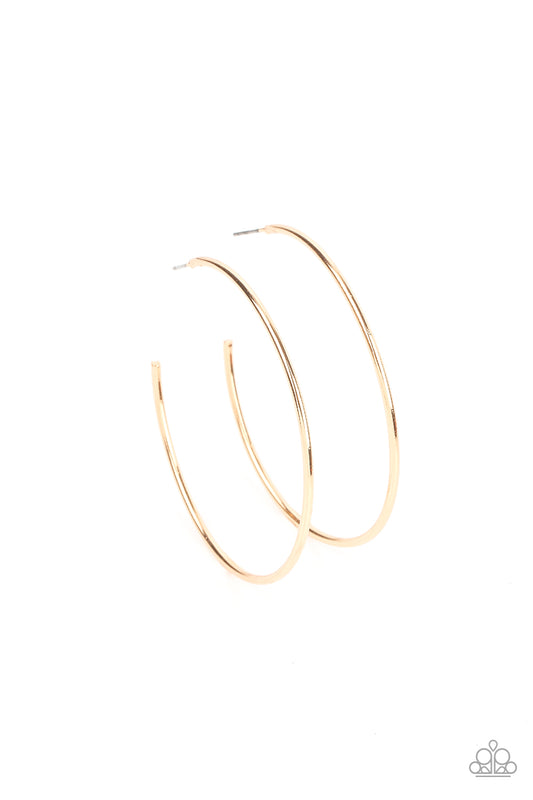 Can I Get a HOOP HOOP - Gold Earrings