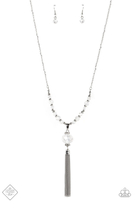 One SWAY or Another - White Necklace