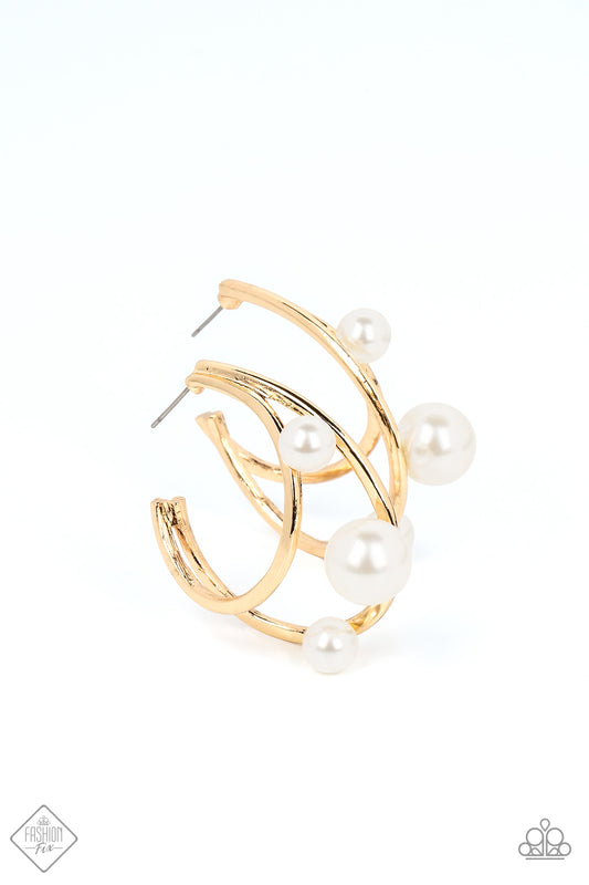 Metro Pier - Gold Earring