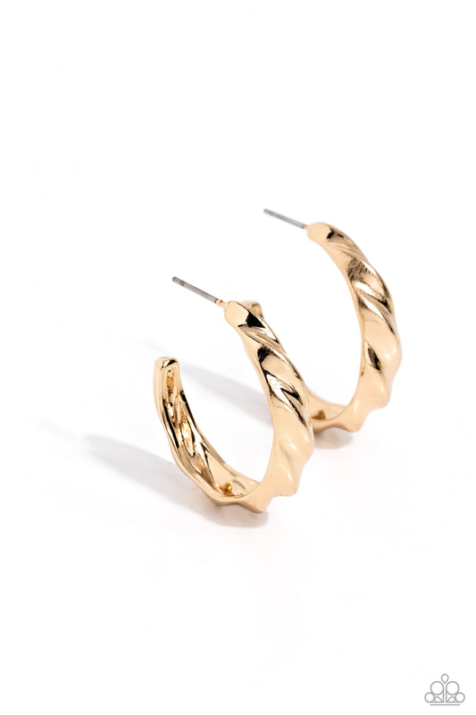 HOOP it Up - Gold earring