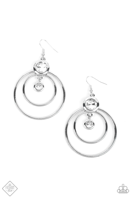 Dapperly Deluxe - White Earrings