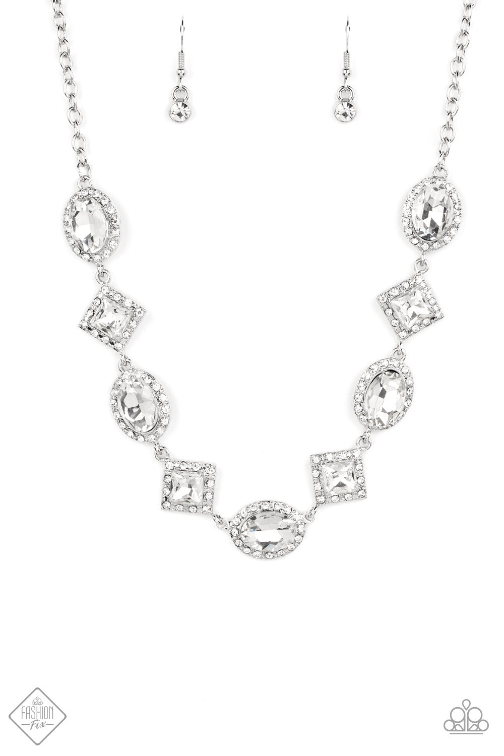 Diamond of the Season - White Necklacce